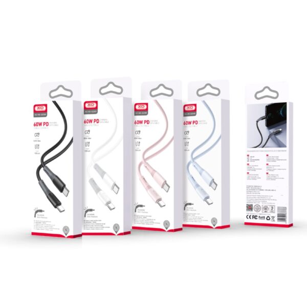XO - cable NB-Q226B TYPE C - TYPE C 1m 60W Black