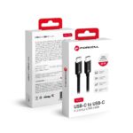 FORCELL cable Type C to Type C QC4.0 3A/20V PD60W C338 1m Black