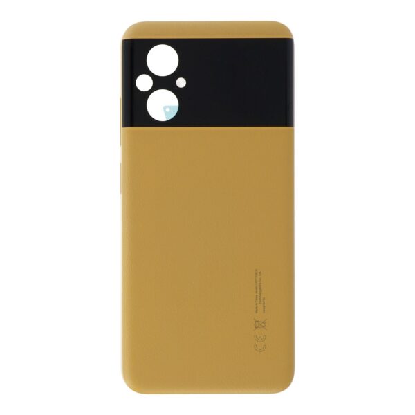 XIAOMI Poco M5 - Battery cover Yellow Original