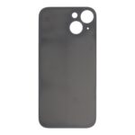 APPLE iPhone 15 - Battery cover + Adhesive Large Hole Black High Quality