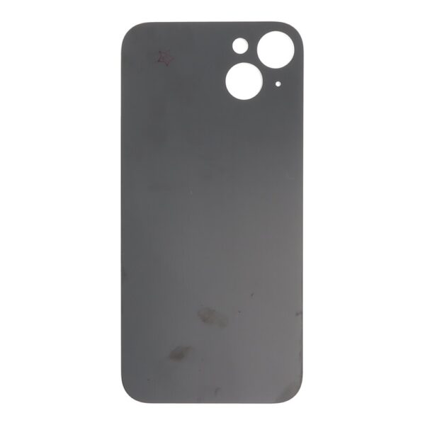 APPLE iPhone 15 Plus - Battery cover + Adhesive Large Hole Black High Quality