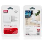 XO - L85 wall charger 2x USB 2,4A + Lightning cable white
