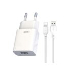 XO - L99 wall charger SINGLE USB 2,4A white