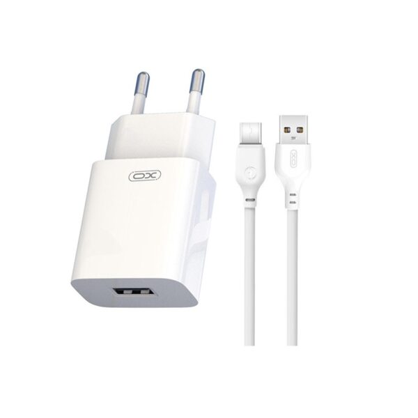 XO - L99 wall charger SINGLE USB 2,4A white