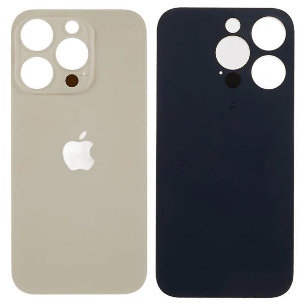 APPLE iPhone 13 Pro Max - Battery cover Large Hole Gold High Quality