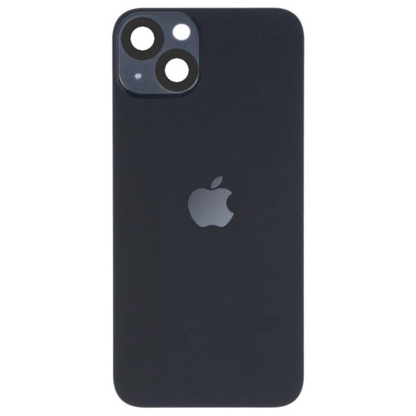 APPLE iPhone 14 - Battery cover + Camera Lens Black OEM