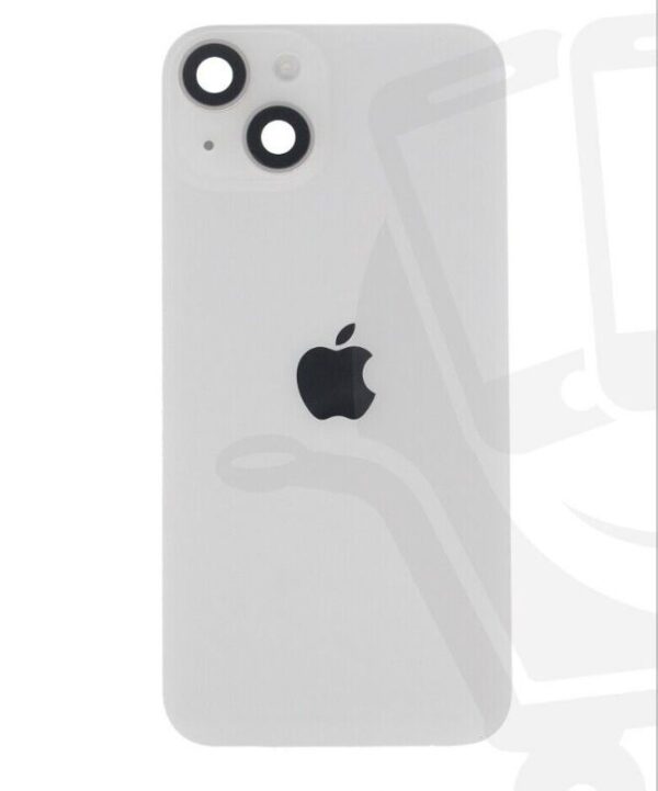 APPLE iPhone 14 - Battery cover + Camera Lens White OEM