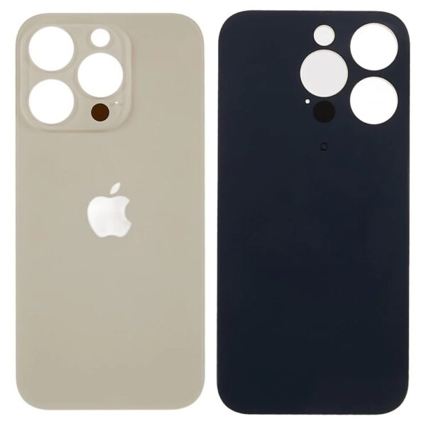 APPLE iPhone 14 Pro Max - Battery cover Large Hole Gold High Quality