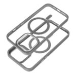 APPLE iPhone 15 Pro Max - ΘΗΚΗ ΣΙΛΙΚΟΝΗΣ Mag Cover ΓΚΡΙ