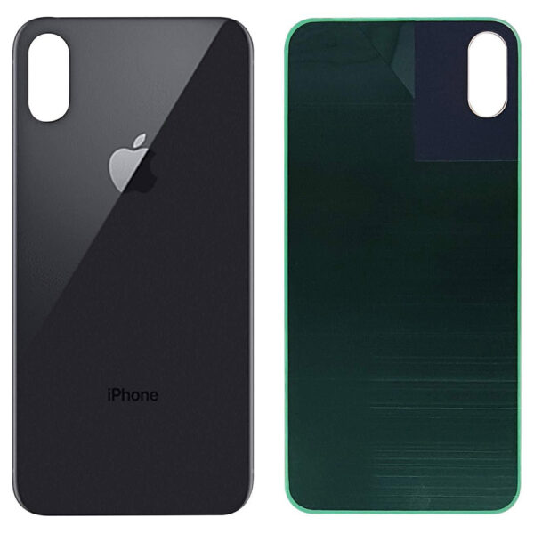 APPLE iPhone X - Battery cover Black High Quality