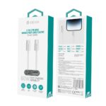Devia cable Smart PD USB-C - USB-C 1,0 m 60W 3A white