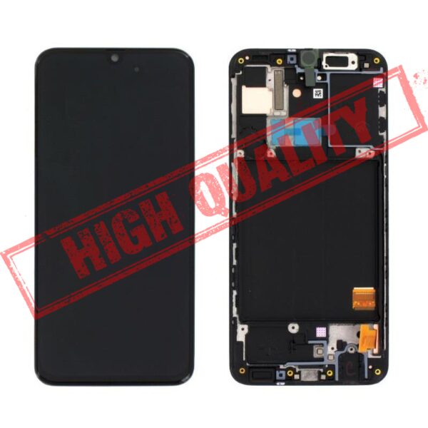 SAMSUNG A315F Galaxy A31 - LCD + Touch + Frame Black Copy