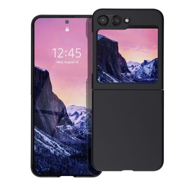 SAMSUNG F731B Galaxy Z Flip 5 5G - ΘΗΚΗ ΣΙΛΙΚΟΝΗΣ MAT ΜΑΥΡΗ