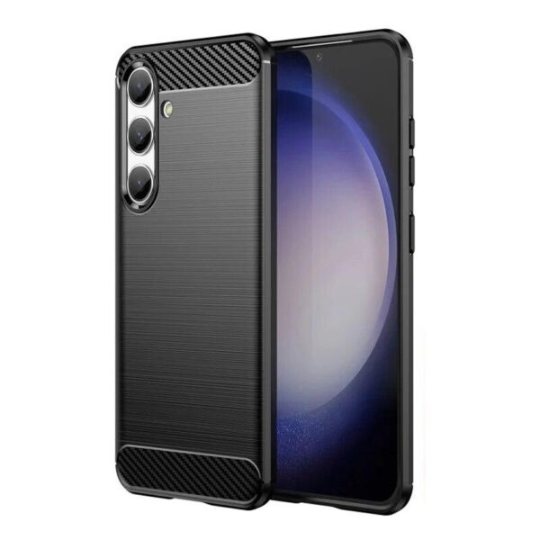 SAMSUNG S921B Galaxy S24 - ΘΗΚΗ ΣΙΛΙΚΟΝΗΣ CARBON ΜΑΥΡΗ