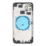 APPLE iPhone 11 Pro Max - Back battery door cover middle frame housing with small parts Black OEM