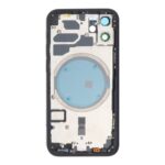 APPLE iPhone 12 Mini - Back battery door cover middle frame housing with small parts Black OEM