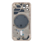 APPLE iPhone 12 Mini - Back battery door cover middle frame housing with small parts White OEM