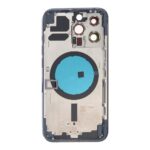 APPLE iPhone 13 Pro - Back battery door cover middle frame housing with small parts Blue OEM