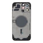 APPLE iPhone 13 Pro Max - Back battery door cover middle frame housing with small parts Black OEM