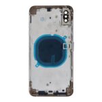 APPLE iPhone XS Max - Back battery door cover middle frame housing with small parts White HQ