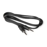 G&BL Audio Cable, 3,5mm Stereo plug - 3,5mm Stereo plug, Black, L.0,7 m