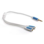 G&BL Audio cable JACK 3.5 m - 2 JACK 3.5 f L.0,2m