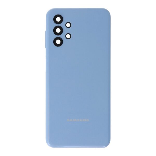 SAMSUNG A135F Galaxy A13 4G / A137F Galaxy A13 - Battery cover + Camera Lens Blue Original