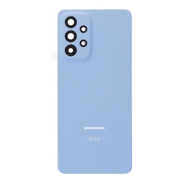 SAMSUNG A336B Galaxy A33 5G - Battery cover + Camera Lens Blue Original