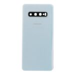 SAMSUNG G975 Galaxy S10 Plus - Battery cover + Camera Lens White OEM