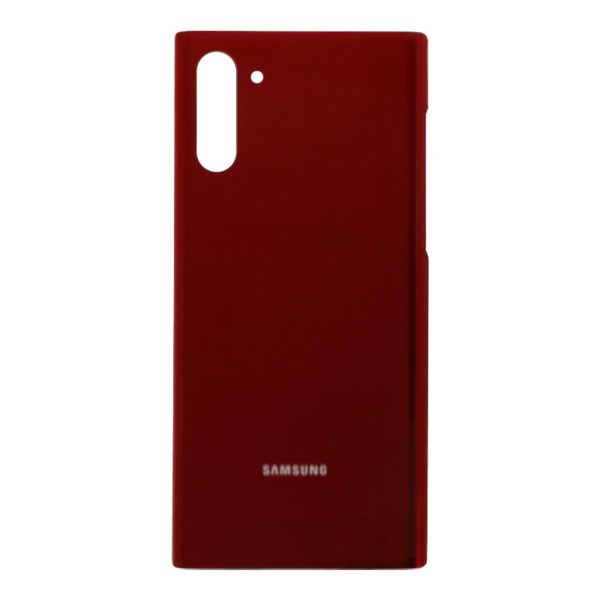 SAMSUNG Galaxy Note 10 - Battery cover + Adhesive Red OEM