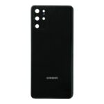SAMSUNG Galaxy S20 Plus / S20 Plus 5G - Battery cover + Adhesive + Camera Lens Black Original