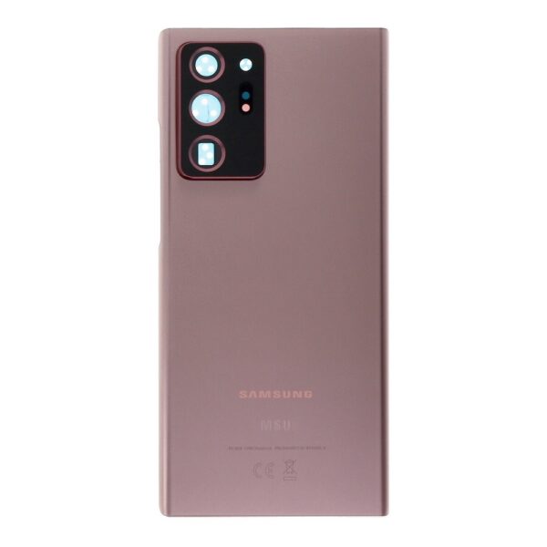 SAMSUNG N985F Galaxy Note 20 Ultra / Note 20 Ultra 5G - Battery cover + Adhesive + Camera Lens Gold Original