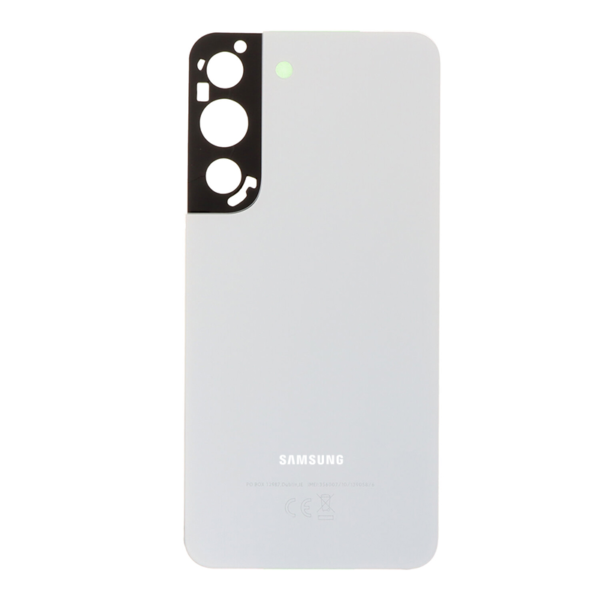 SAMSUNG S901B Galaxy S22 - Battery cover + Adhesive White Original