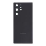 SAMSUNG S908B Galaxy S22 Ultra - Battery cover + Adhesive + Camera Lens Burgundy High Quality