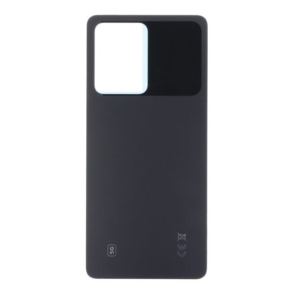 XIAOMI Poco X5 Pro - Battery cover + Adhesive Black Original