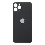 APPLE iPhone 11 Pro - Battery cover + Adhesive Large Hole Black OEM