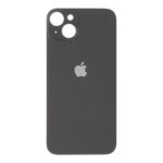 APPLE iPhone 15 Plus - Battery cover + Adhesive Large Hole Black High Quality