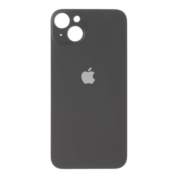 APPLE iPhone 15 Plus - Battery cover + Adhesive Large Hole Black High Quality