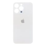 APPLE iPhone 15 Pro Max - Battery Cover + Adhesive Large Hole White Titanium HQ