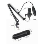 ART AC-03 USB Microphone on boom with a membrane