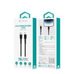 Devia cable Gracious USB-C - USB-C 1,5 m 3A black 60W