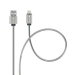 FORCELL cable USB to Typ C 2.0 2,4A Metal C234 1m silver