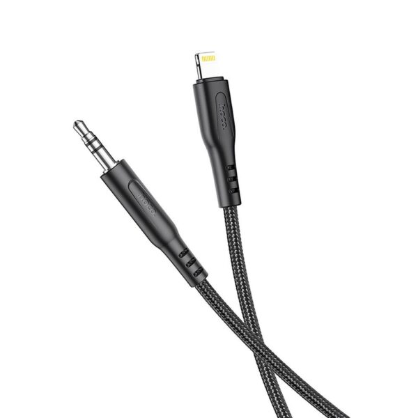 HOCO - UPA18 cable AUX Audio Jack 3,5mm to Lightninng 8-pin 1m black