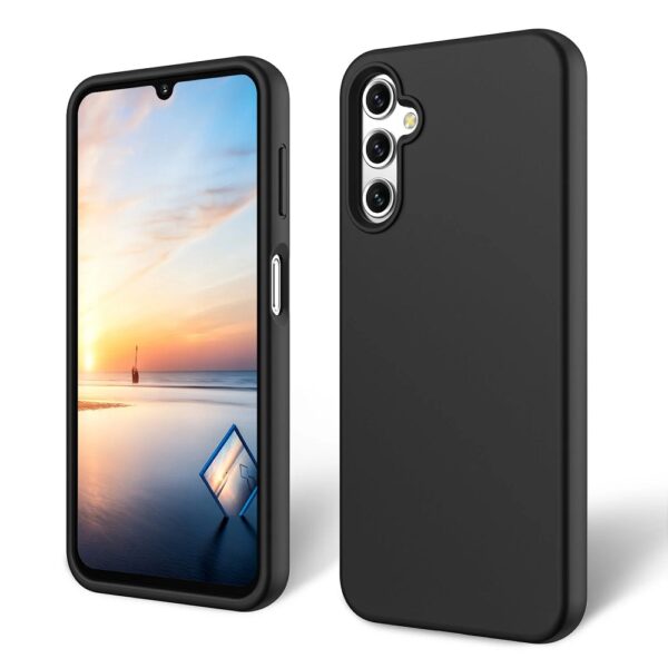 SAMSUNG A356B Galaxy A35 5G - ΘΗΚΗ ΣΙΛΙΚΟΝΗΣ MAT ΜΑΥΡΗ