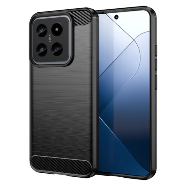 XIAOMI 14 Pro - ΘΗΚΗ ΣΙΛΙΚΟΝΗΣ CARBON ΜΑΥΡΗ