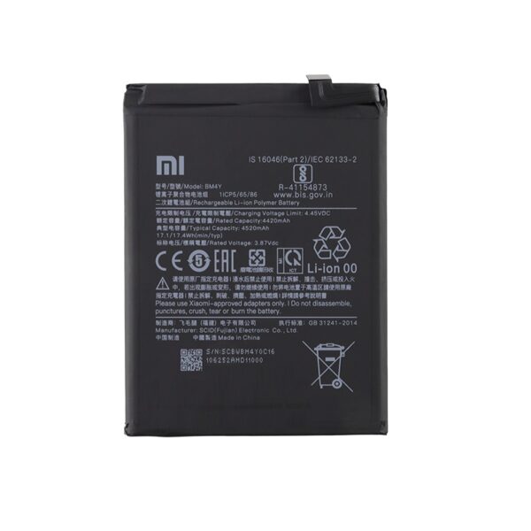 XIAOMI Poco F3 - ORIGINAL BATTERY BM4Y 4520mAh Service Pack