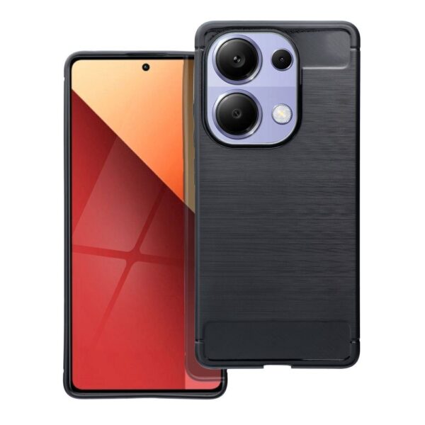 XIAOMI Redmi Note 13 Pro 4G - ΘΗΚΗ ΣΙΛΙΚΟΝΗΣ CARBON ΜΑΥΡΗ