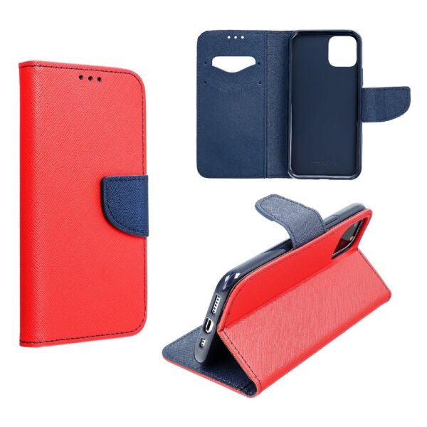 XIAOMI Redmi Note 13 Pro Plus 5G - ΘΗΚΗ NETONE FANCY DIARY BOOK STYLE ΠΟΡΤΟΦΟΛΙ KOKKINH - ΜΠΛΕ