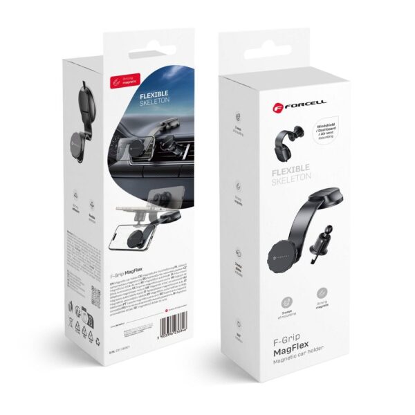 FORCELL F-GRIP MagPro car holder for phone to air vent compatible with MagSafe universal black