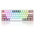 Gaming πληκτρολόγιο - Redragon K617 Fizz RGB (White/Grey)